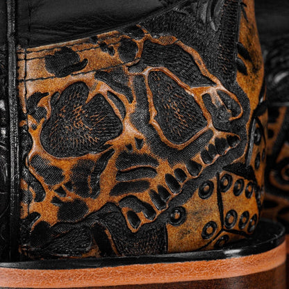 Iron Trail Cowboy Boots - Desert Ember, Square Toe