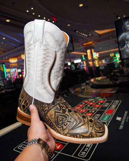 Casino Royale Western Boots – Poker Edition