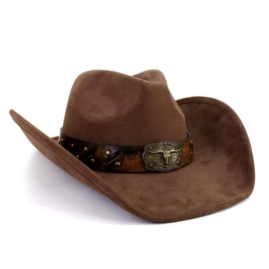 Premium Suede Cowboy Hat