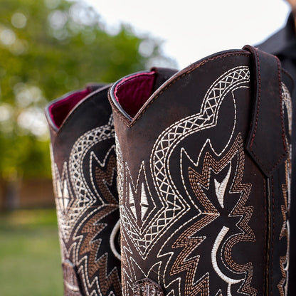 Desert Orix Caiman Neck Leather Boots With 3D Lightweight Sole - Composite Toe