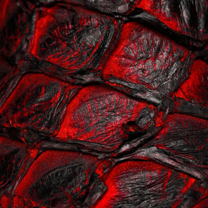 NEW AUTHENTIC Black Cherry Pirarucu Skin Boots