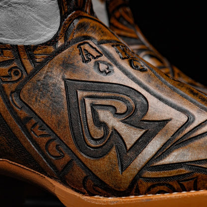 The Gambler Hand Tooled Boots